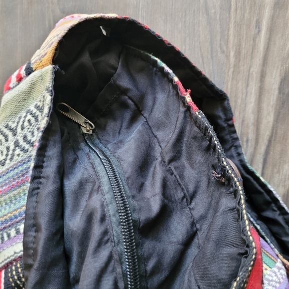 Multicolor Bohemian Women Patchwork Bag - Picture 4 of 5